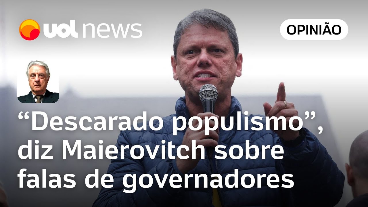 Governadores fazem populismo descarado ao rotularem facções como narcoterroristas | Maierovitch  TV Online Governadores fazem populismo descarado ao rotularem facções como narcoterroristas | Maierovitch