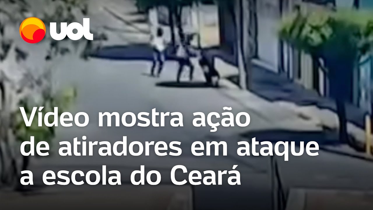 Ataque a tiros em escola de Sobral Vídeo mostra ação de atiradores no Ceará