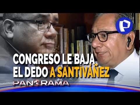 Congreso le baja el dedo a ministro Santiváñez: alcanzan 33 firmas para presentar moción de censura