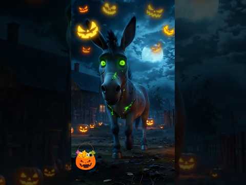 Halloween Farm Animal Sounds Song | Animals and Farm Song for Kids | Cat, Turkey, Donkey