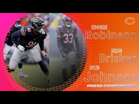 Robinson, Brisker, and Johnson preparing for the Packers | Chicago Bears video clip