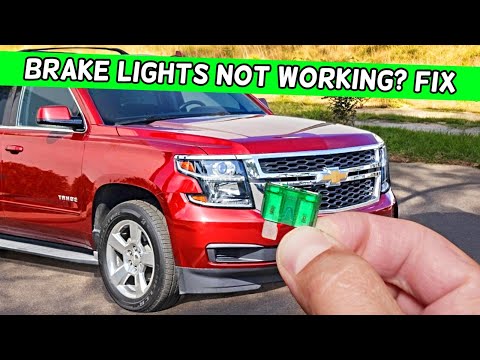 Why Stop Brake Lights Do Not Work Chevrolet Tahoe Chevy Suburban 2014 2015 2016 2017 2018 2019