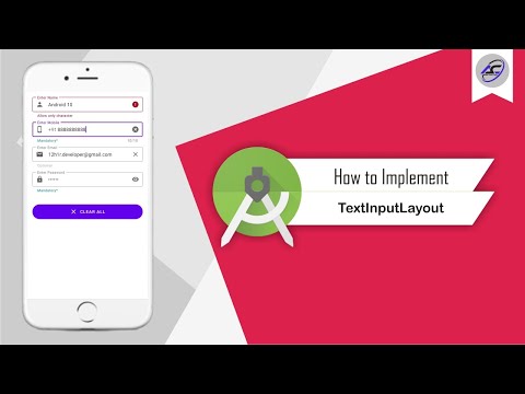 How to Implement TextInputLayout in Android Studio | TextInputLayout | Android Coding