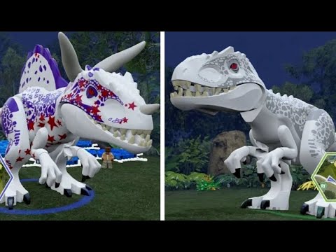 LEGO Jurassic World - Indominus Rex Unlock Location + Gameplay (Skeleton & Custom Dinosaur Showcase) - UCg_j7kndWLFZEg4yCqUWPCA