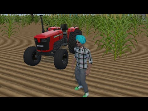 New Tractor and farming stand guys #Indian #vehicles #simulator #3D