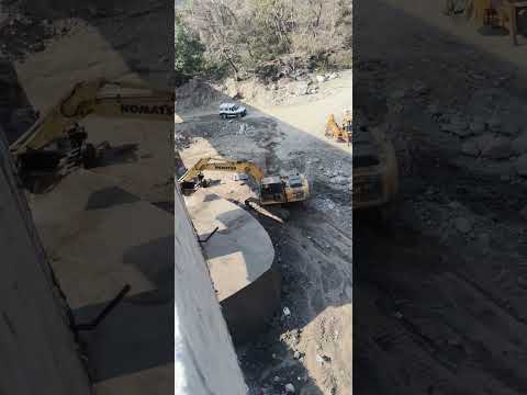 Another use of Poklane machine (Buldozer) Kathgodam.