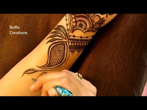 Shaded Arabic Mehndi for Hand | Full Hand Mehndi Design
