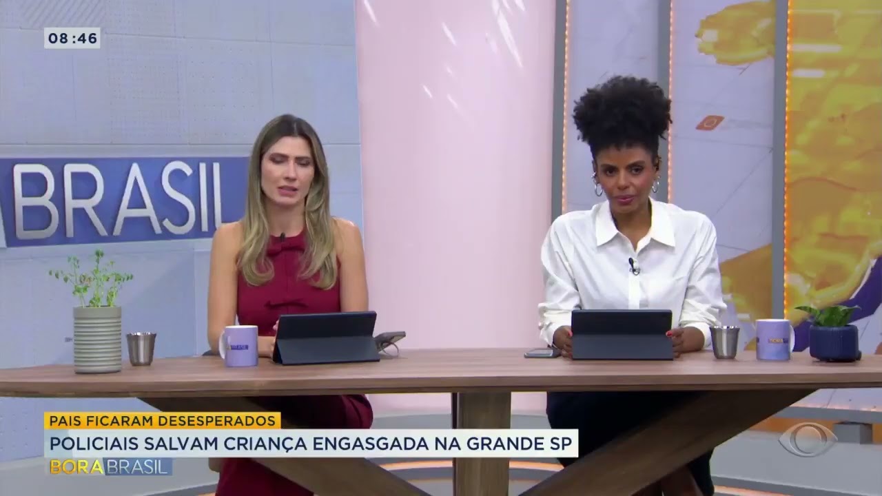 Policiais salvam criança engasgada na grande São Paulo