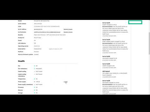 HPE GreenLake for Compute Ops Management - Auto Case Creation demo