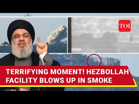 Israel Shares Chilling Video Of Brutal Airstrike On Hezbollah
Stronghold In Lebanon | Watch
