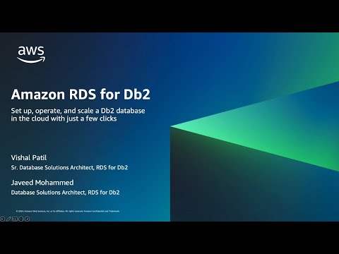 Introducing Amazon RDS for Db2 | Amazon Web Services