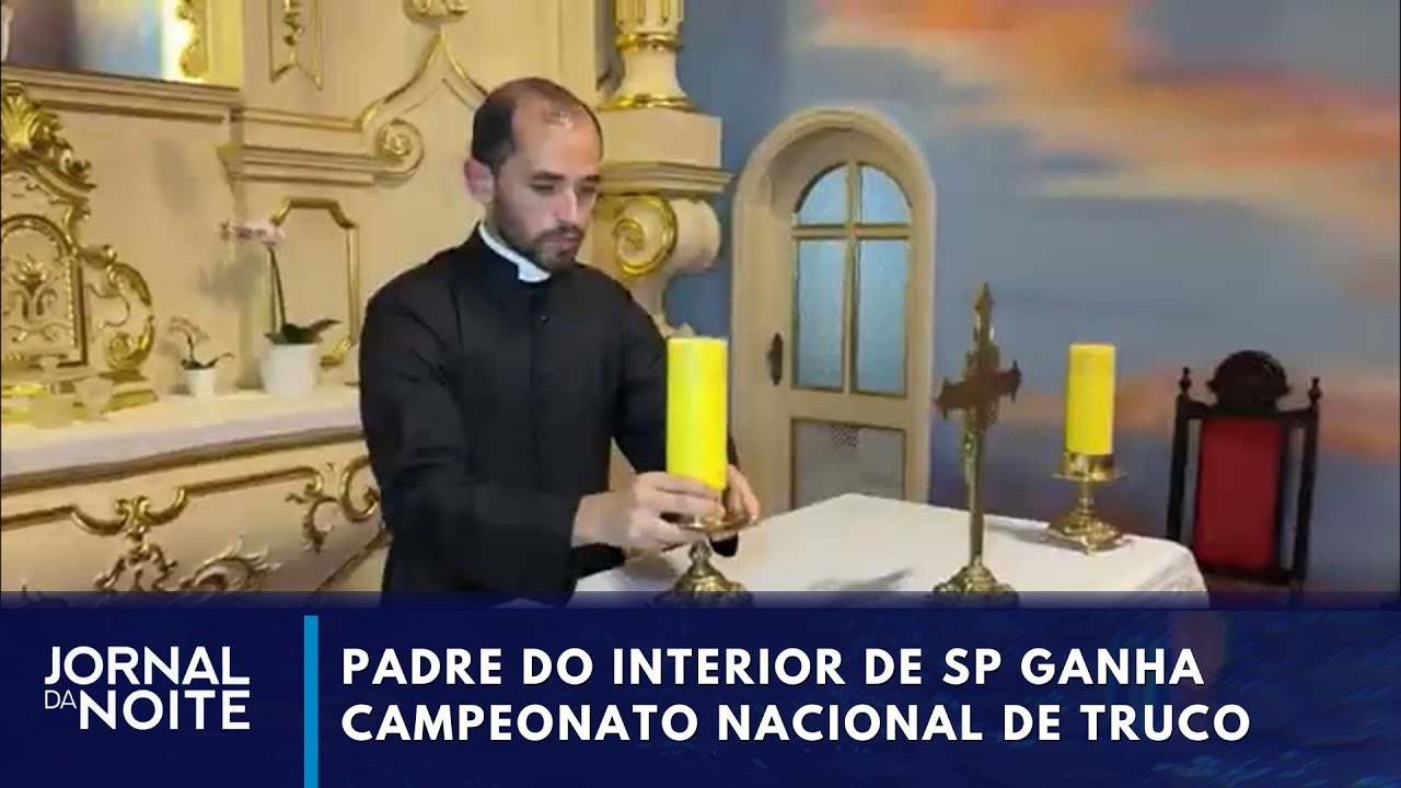 Padre do interior de SP ganha campeonato nacional de truco