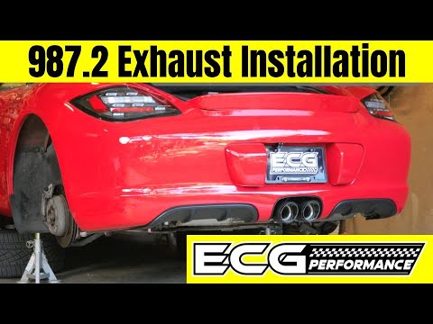 How to Install a Valved Exhaust on a Porsche 987 Boxster / Cayman (ECG Performance Exhaust DIY)