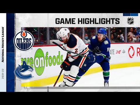 Oilers @ Canucks 1/25/22 | NHL Highlights