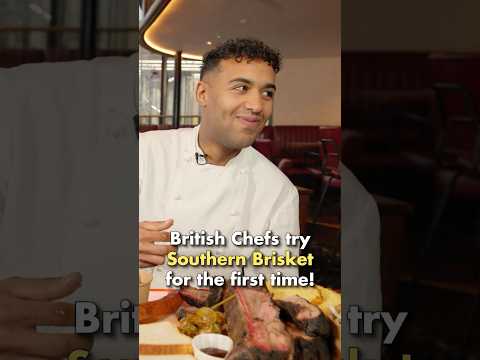 British Chefs try Southern Brisket for the first time!