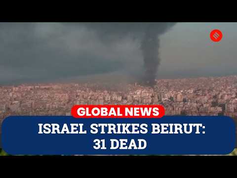 Southern Beirut Skyline Engulfed In Smoke As Israel Intensifies Strikes On Hezbollah