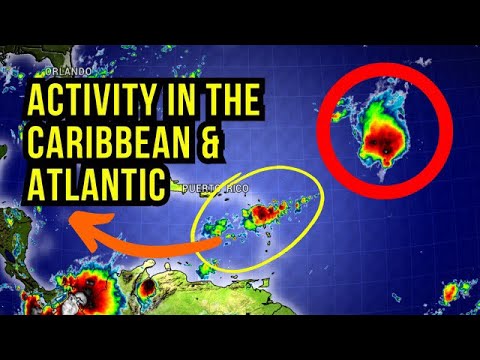 Tropical Wave in the Caribbean…Two Atlantic Systems…