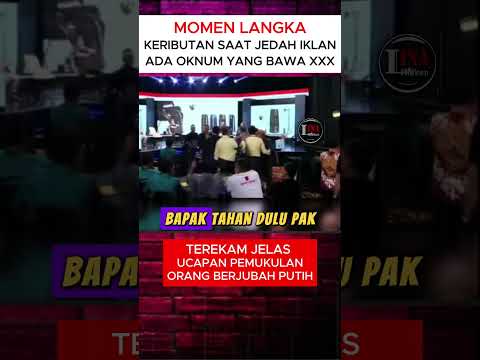 TEREKAM KAMERA! KERIBUTAN SAAT JEDA IKLAN BIKIN STUDIO PANIK!