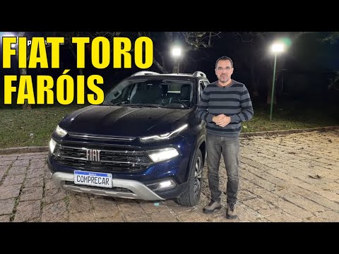 Fiat Toro 2023 - Teste dos faróis full LED
