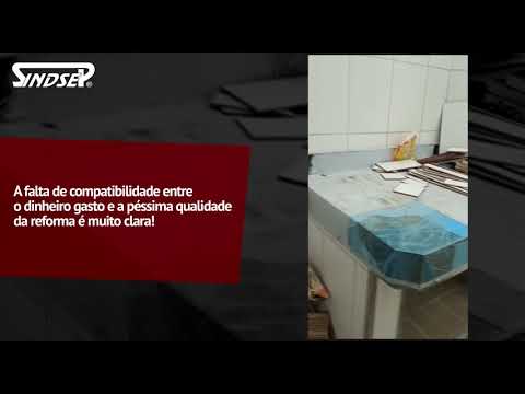 HSPM: reforma do setor de Nutrição e Dietética revela desperdício de dinheiro público em obra de má qualidade