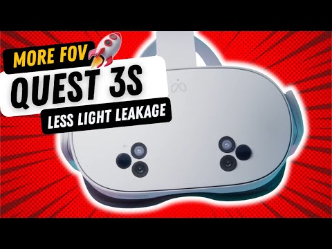 MORE FOV & LESS LIGHT LEAKAGE FOR YOUR QUEST 3S - AMVR Facial ...