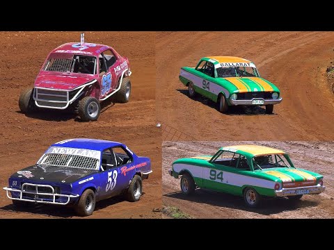 10# Victorian Classic &amp; Vintage Speedway Club Day Laang Speedway 3-2-2024 - dirt track racing video image