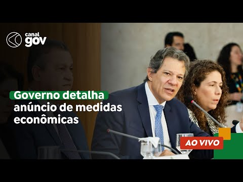 Ministros concedem entrevista coletiva sobre o anúncio das Medidas de Fortalecimento da Regra Fiscal