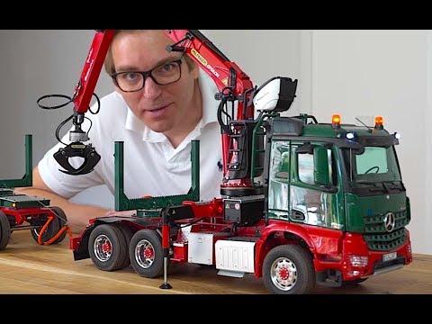 RC TRUCK ACTION REVIEW - MERCEDES 6x6 TIMBER CRANE TRUCK - ScaleART - UCiEqmyQy5AlAEo3kE4G-1sw
