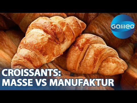 Quantität vs Qualität! 6 Mio. Croissants vom Band vs 1000 Croissants per Hand! | Galileo | ProSieben