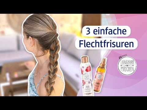 Langhaarmädchen Sommerfrisuren: 3 Einfache Flechtfrisuren für heiße Tage!
