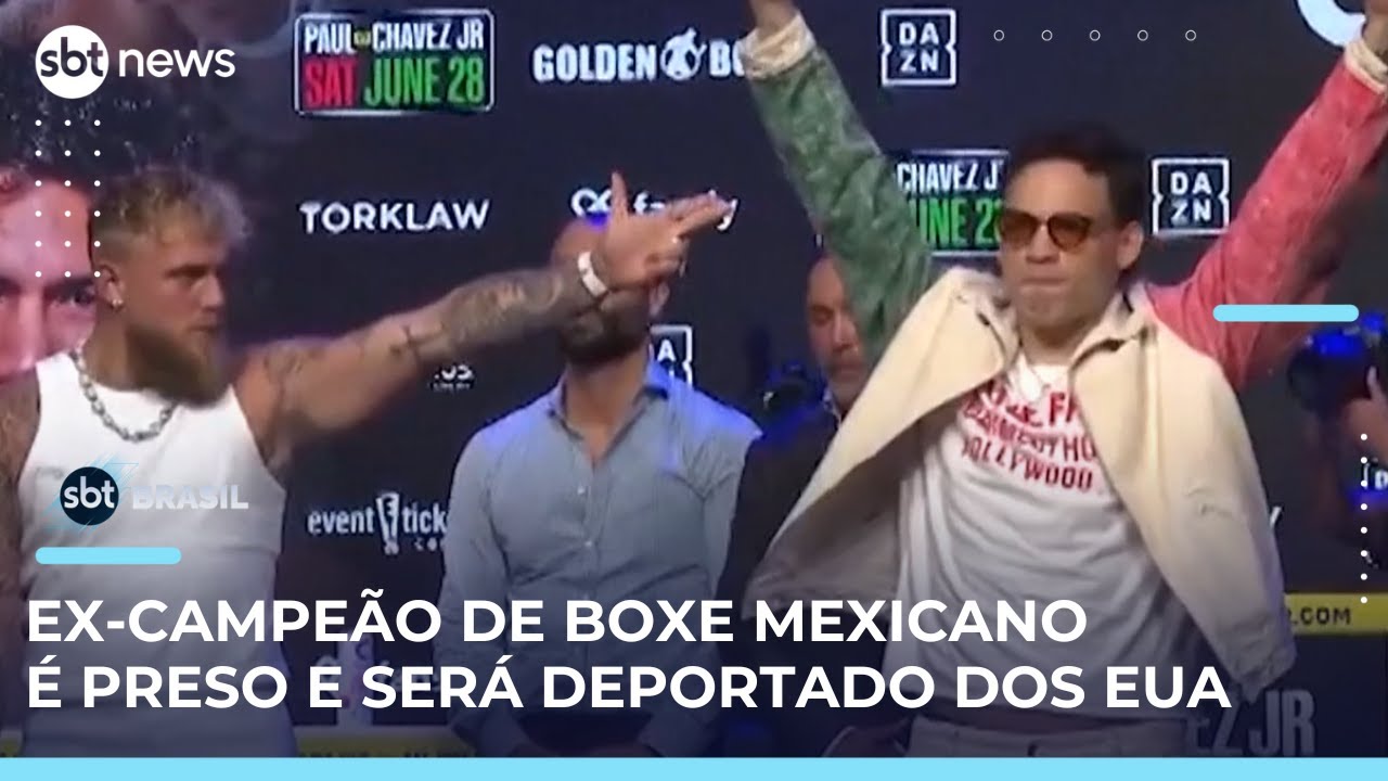 Ex campeão de boxe mexicano é deportado após problema com a imigração americana | SBTBrasil