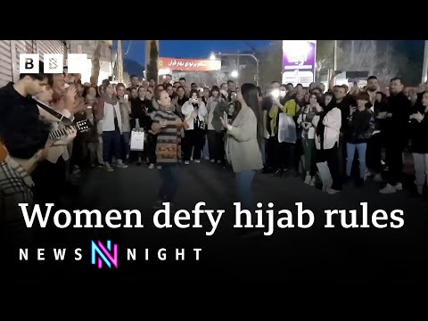 Iranian women reject hijabs despite morality police return - BBC Newsnight