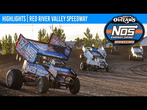 World of Outlaws NOS Energy Sprint Cars | Red River Valley Speedway | August 23, 2025 | HIGHLIGHTS - dirt track racing video image