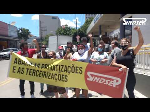 HSPM | Manifestação exige vale-refeição e fim das privatizações no hospital