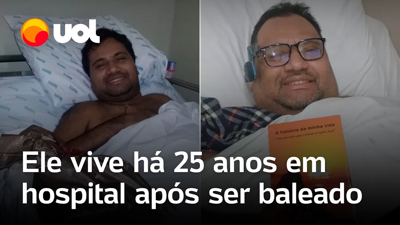 Homem é baleado no pescoço, fica tetraplégico e vive há 25 anos em hospital; conheça a história