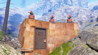 YouTube thumbnail for Blazed's video titled 'i built a hidden canyon base...'