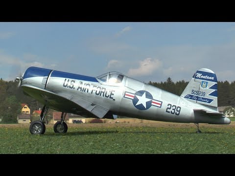 Giant Rc F4U-A1 Corsair *Maiden Flight* - UC1QF2Z_FyZTRpr9GSWRoxrA