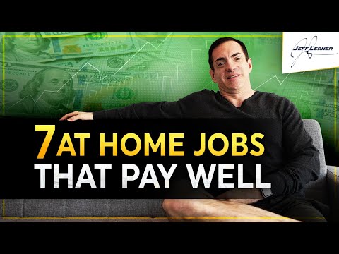 7 At Home Jobs That Pay Well - How To Make Easy Money From Home