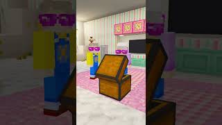 宝箱を開けたら右肩の蝶  #マイクラ #マインクラフト #ぱちしゅう