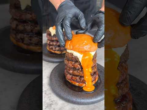 たっぷりマヨネーズの濃厚タルタルソースで作る和牛テリヤキバーガー🍔 #japanesefood