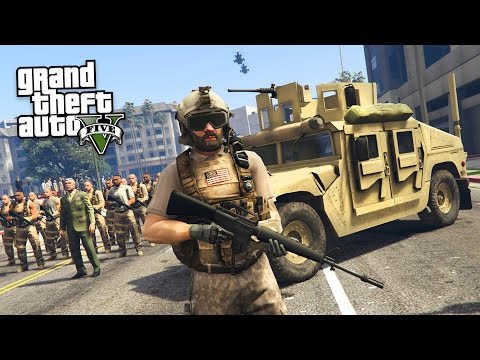 MILITARY TAKEOVER!! (GTA 5 Mods) - UC2wKfjlioOCLP4xQMOWNcgg