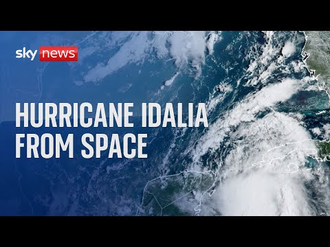 Hurricane Idalia from space