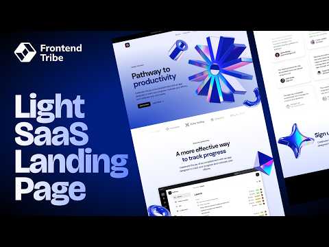 Build a Stunning SaaS Landing Page with React, Next.js, TailwindCSS & Framer Motion | Full Tutorial