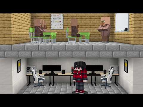 ถ้าเกิด!! ผมแอบใช้ชีวิต ในบ้านครูชาวบ้าน $1,000,000 เหรียญ จะโดนจับได้ไหม | Minecraft คนรวยคนจน