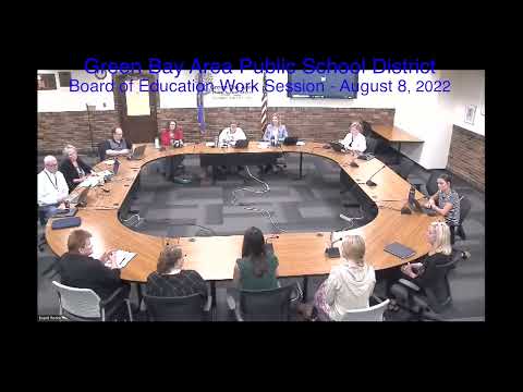 GBAPSD Board of Education Meetings: August 8, 2022
