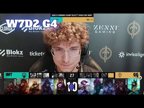 IMT vs GG | Week 7 Day 2 S12 LCS Summer 2022 | Immortals vs Golden Guardians W7D2 Full Game