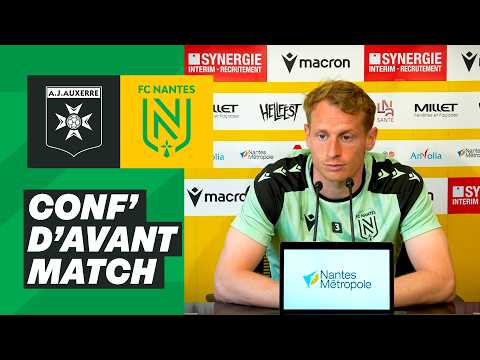 🎥🎙️ [J29] Nicolas Cozza avant AJ Auxerre - FC Nantes