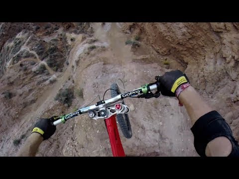 Kelly McGarry's 72ft Canyon Gap POV - Red Bull Rampage 2013 - UCblfuW_4rakIf2h6aqANefA