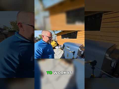 New Grill, Sloping Patio, Simple Fix #grilling #diy