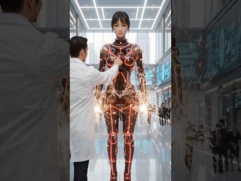 "Futuristic AI Robot Transformation | Android Repaired & Upgraded into Powerful Cyborg Machine"